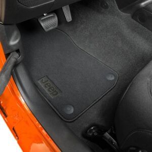 Jeep Gladiator Floor Mat Set Front & Rear Factory OEM Premium Carpet Logo